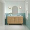 James Martin Vanities Laurent 60" Single Vanity, Light Natural Oak, w/ 3 CM Tajnar Eclos Top 545-V60S-LNO-3TJR - alternate 6