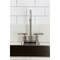Kingston Brass Double-Handle 4" Centerset Bar Faucet with Knurled Handle, Brushed Nickel KB5498KNL - alternate 5