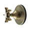 Kingston Brass Single-Handle Six-Way Diverter Valve with Round Trim Kit, Antique Brass KS4033NX - alternate 1