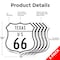 Signmission Texas Route Marker Shield Sign Us 66, 12 inch X 12 inch, Aluminum Metal Sign, 5PK SHI-A-5Pack-12-466 - alternate 6