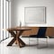 Homeroots 48" Brown Solid Wood Round Top Dining Table 606256 - alternate 7