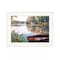 Homeroots Rowboat Pond Landscape 2 White Framed Print Wall Art 407563 - alternate 1