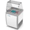Koolmore 26 in. 4 Tub Ice Cream Dipping Cabinet Display Freezer with Sliding Glass Door and Sneeze Guard,  KM-ICD-26SD-FG - alternate 1