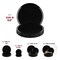 Smarty Had A Party 85 Black Flat Round Disposable Plastic AppetizerSalad Plates 120 Plates, 120PK 838-B-CASE - alternate 7