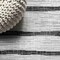 Jonathan Y Colonia Berber Stripe Ivory/Black 6 ft Round Indoor/Outdoor Area Rug SMB125D-6R - alternate 7