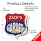 Signmission Zack's Garage, 4 inch X 4 inch, Vinyl Decal, 2PK SHI-D-2PACK-4-383-ZACK - alternate 5