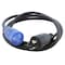 Ac Works Extension cord, SJTW, 5-15/20R, L5-20P, 8 ft., Black L520520-096 - alternate 1