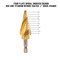 Neiko Steel Spiral Quick-Change Step Drill Bit for Metal, 12 Sizes in 1 Step Bit, Unibit 10180A - alternate 7