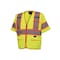 Pioneer Sleeved Vest, Polyester, Hi-Vis Yellow, L V1023560U-L - alternate 1