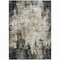 Homeroots 5' X 8' Black Ivory And Beige Abstract Washable Indoor Outdoor Area Rug 612305 - alternate 7