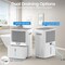 Edendirect 100 pt. 5,500 sq.ft. Dehumidifier for Large Room in White, with Bucket, Drain Hose, with Timer ZR-EDH1-80P - alternate 7