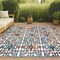 Jonathan Y Cetara Ornate Trellis Cream/Blue/Orange 3 ft. x 5 ft. Indoor/Outdoor Area Rug AMC111A-3 - alternate 1