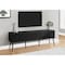 Monarch Specialties TV Stand, 72'', Media Entertainment Center, Living Room, Black Laminate, Contemporary I 2783 - alternate 4