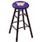 Holland Bar Stool Co Oak Bar Stool, Dark Cherry Finish, Washington Seat RC30OSDC - alternate 1