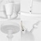 Jonathan Y Denis 27.5" 6-Light Modern Minimalist Iron/Glass LED Chandelier, White JYL5800A - alternate 11
