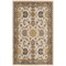Homeroots 4' X 6' Ivory And Gold Floral Indoor Outdoor Area Rug 572549 - alternate 1