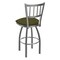 Holland Bar Stool Co 810 Contessa Stainless Steel 36in Swivel Bar Stool with Graph Parrot Seat 81036SS015 - alternate 5
