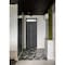 Vdomdoors Front Exterior Prehung Metal-Plastic Door Frosted Glass / MANUX 8112 Antracite / Office Commercial MANUX8112EXD-ANT-W32-H80+14-LH-I - alternate 3