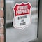 Signmission Private Property Shield Sign Beware Of D, 4 inch X 4 inch, Vinyl Decal, 2PK SHI-D-2PACK-4-440 - alternate 5