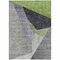 Homeroots 3' X 5' Sage Green And Charcoal Abstract Washable Indoor Outdoor Area Rug 582884 - alternate 8