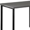Homeroots 47" Gray and Black L Shape Computer Desk With Three Drawers 333531 - alternate 4