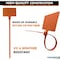 Kable Kontrol Identification & Tamper Proof Cable Zip Ties, 9 in L, Orange, Nylon Co-polymer, 80 lbs Strength CTWO-9-100-OR - alternate 6