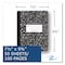 Roaring Spring Marble Cover Composition Book, Taped Binding, Wide/Legal Rule, Black Marble Cover 77220 - alternate 9