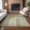 Homeroots 8' X 10' Taupe Beige And Tan Geometric Washable Indoor Outdoor Area Rug 582743 - alternate 8