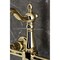 Kingston Brass Two-Handle Wall Mount Bridge Kitchen Faucet, Polished Brass KS2442AX - alternate 6