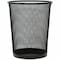Universal Mesh Wastebasket, 18 qt, Black UNV20008 - alternate 1