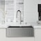Vigo Handmade 30-in Stainless Steel Single-Bowl Slotted Apron Front Farmhouse Kitchen Sink Workstation VGS3020SA - alternate 7