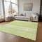 Homeroots 9' X 12' Artichoke Green And Ivory Botanical Leaves Washable Indoor Outdoor Area Rug 581958 - alternate 7