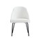 Manhattan Comfort Gracie Dining Chair in White and Black DC100-BWH - alternate 9