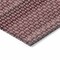 Homeroots 3' X 5' Red And Burgundy Striped Washable Indoor Outdoor Area Rug 610588 - alternate 8