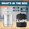 Campior Wood Burning Fire Pit Stove, Smokeless, Stainless Steel, Removable Ash Pan, Carry Bag LFSTVSM22 - alternate 7