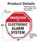 Signmission Protected By Electronic Alarm Syste, 10 inch X 10 inch, Vinyl Decal, 2PK OC-D-2PACK-10-183 - alternate 4