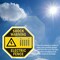 Signmission Shock Warning Electric Fence, 4 inch X 4 inch, Vinyl Decal, 2PK OC-D-2PACK-4-51 - alternate 4
