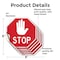 Signmission Stop, 6 inch X 6 inch, Vinyl Decal, 5PK OC-D-5PACK-6-295 - alternate 4