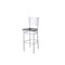 Bfm Seating Lima Ladder Back Barstool - Farm House Relic Seat - Steel Frame - Silver Mist Finish 2160BFHR-SM - alternate 1