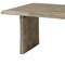 Homeroots 80" Gray Solid Wood Sled Base Dining Table 380455 - alternate 4