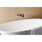 Kingston Brass Two-Handle Wall Mount Tub Faucet, Matte Black KS5020PL - alternate 4