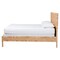 Bali & Pari Kalimantan Natural Rattan Bed - Coastal Boho Style Bed Frame with Woven Detailing, Queen 266-14506-ZORO - alternate 6