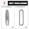 Milwaukee Tool Gauge Saw Chain and Guide Bar Set 49-16-2843 - alternate 5