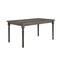 Homeroots 59" Gray Wood Dining Table 630365 - alternate 1