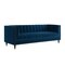 Homeroots 85" Navy Blue Velvet Wood Sofa 543933 - alternate 9