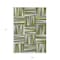 Homeroots 9' X 12' Green Gray And Ivory Geometric Washable Indoor Outdoor Area Rug 598266 - alternate 8