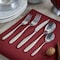 Megachef La Vague 20 Piece Flatware Utensil Set, Stainless Steel Service for 4 in Silver MCFW-LA VAGUE-SILVER - alternate 7