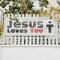 Signmission Jesus Loves You, 36 Inch x 96 Inch, Vinyl Banner B-96-30709 - alternate 5