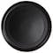 Elama Paul 6 Piece Stoneware Dinner Plate Set in Matte Black with Gold Rim ELM-PAUL6D - alternate 6