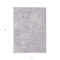 Homeroots 3' X 5' Lilac And Ivory Geometric Washable Indoor Outdoor Area Rug 595085 - alternate 7
